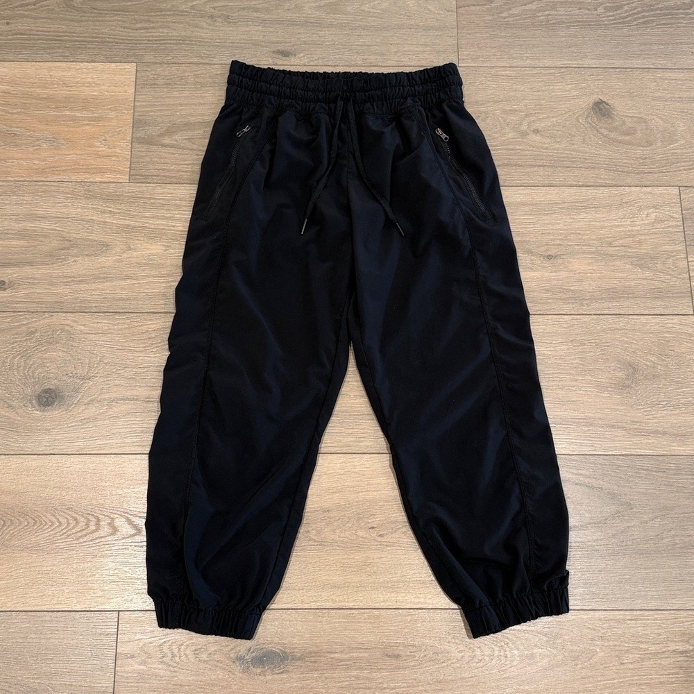 ZELLA Black Woven High Rise Lightweight Active Workout Jogger Pant Size‎ Small